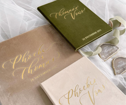 婚禮必備套裝 Standard  - 證書套＋誓詞簿