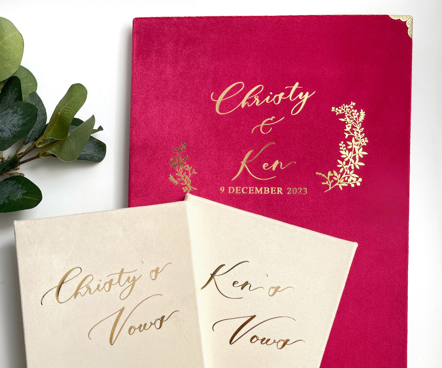 婚禮必備套裝 Standard  - 證書套＋誓詞簿